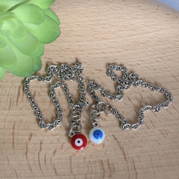 ANKLET Evil Eye Stainless Steel - Picture 4 of 10